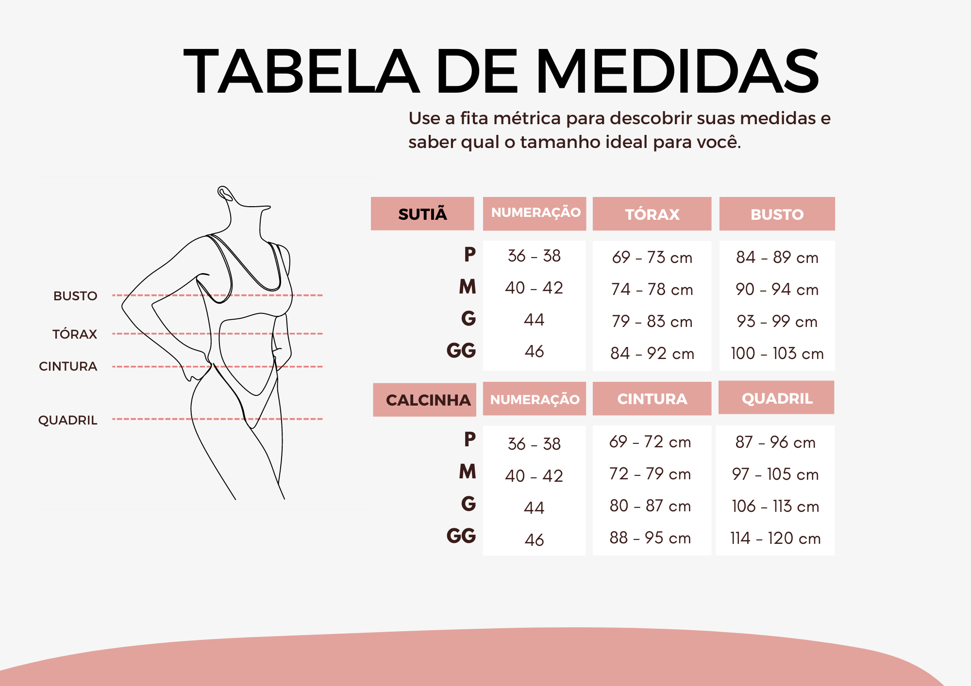 Tabela de Medidas